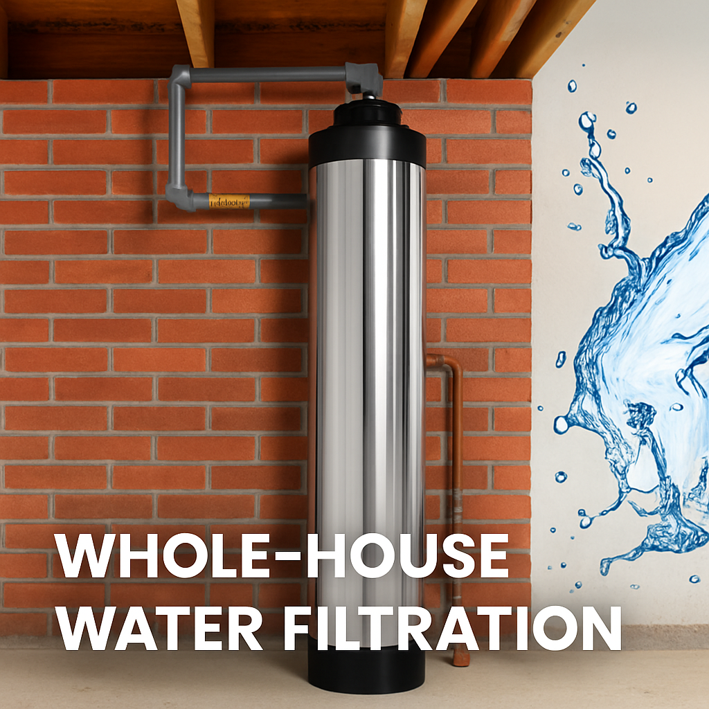 Family enjoying clean filtered water at home