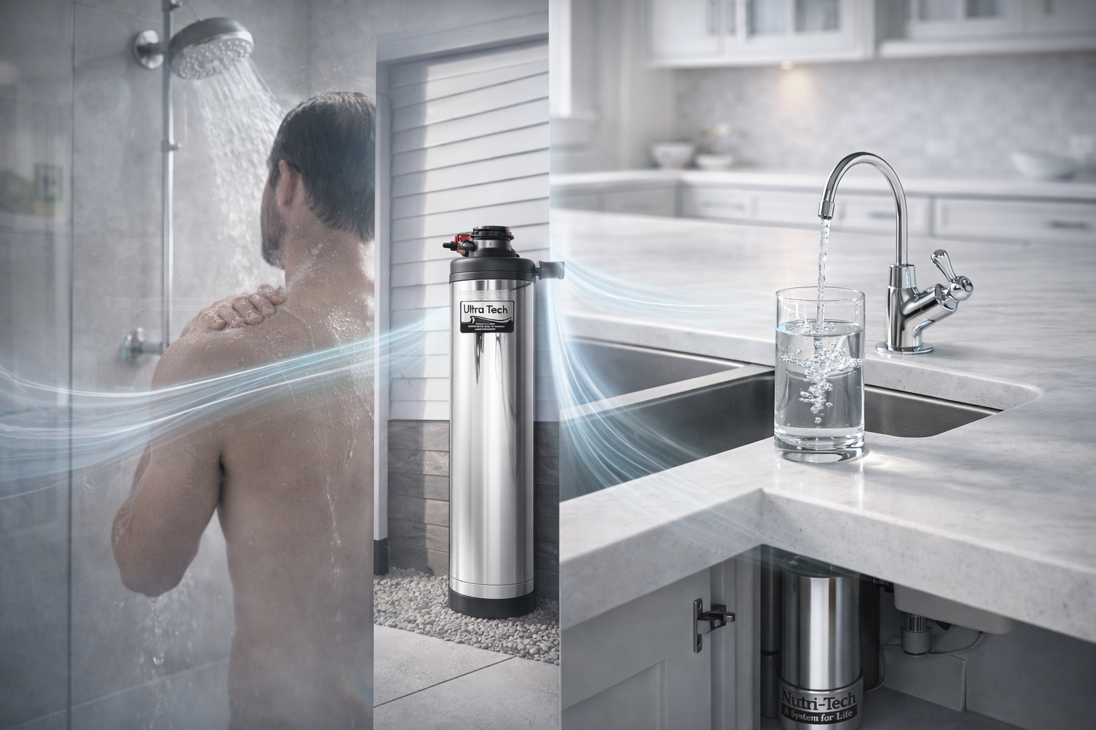 Combined water filtration approach